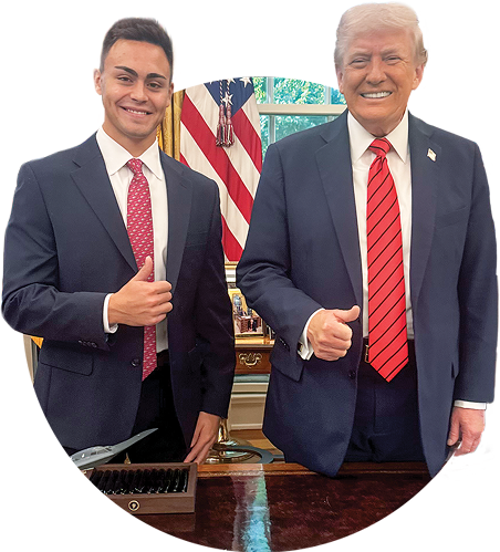 Donald Trump and Michael Alfonso