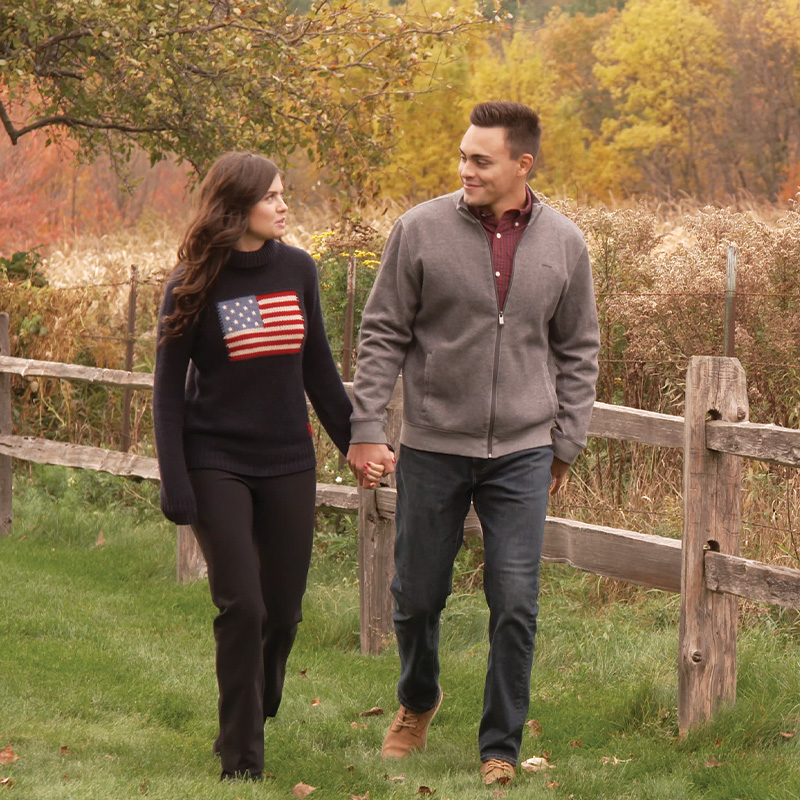 Michael Alfonso and his wife, Evita Duffy-Alfonso, walking together hand-in-hand